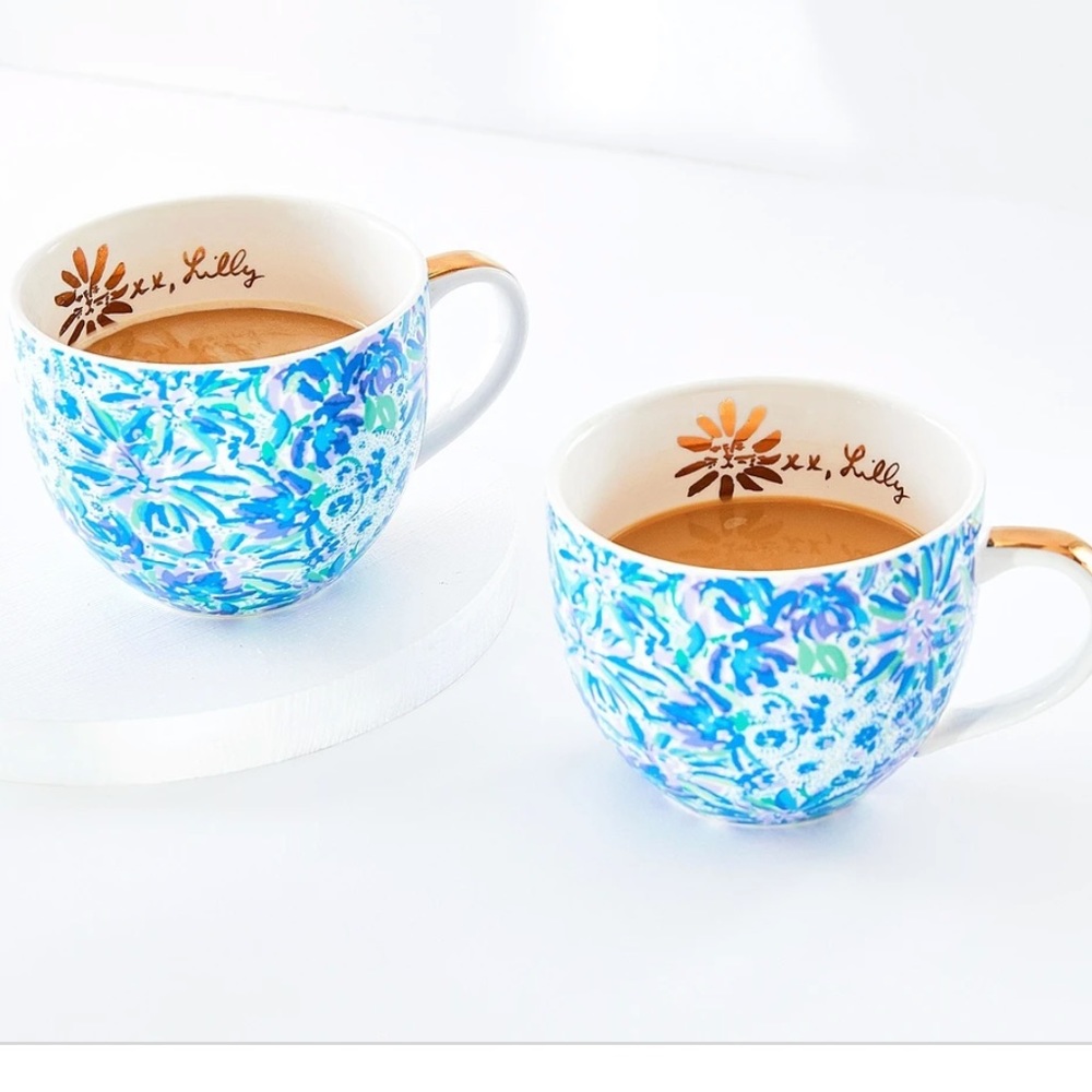 Lilly Pulitzer ceramic mugs